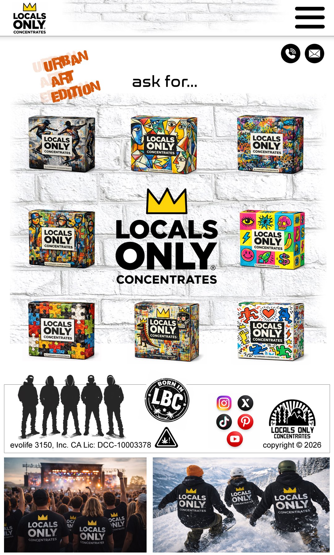 Locals Only Concentrates
